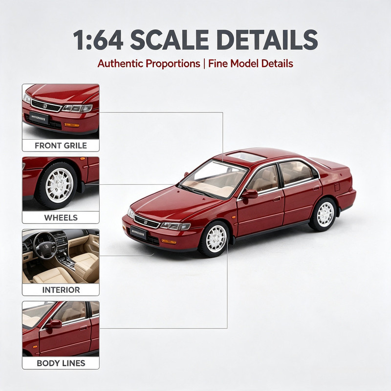 نموذج سيارة هوندا أكورد الجيل  - مراجعة Die Cast Car 1 64 وسعره